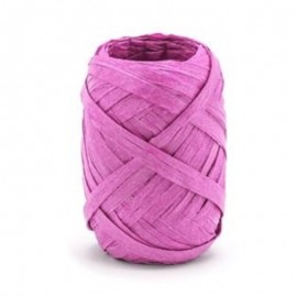 Stuha raffia tmavě růžová 5 mm x 10 m