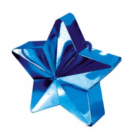 Závaží na balonky hvězda modrá