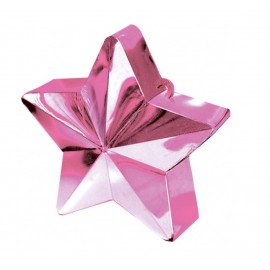 Závaží na balonky hvězda pink