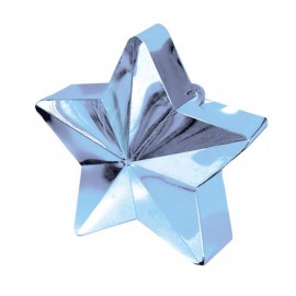 Závaží na balonky hvězda světle modrá