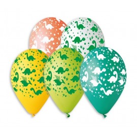 Balonky s potiskem dinosaurus