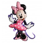 Fóliový balónek Minnie, růžový, 48 x 80 cm