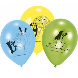 Latexový balonek Krteček 23 cm - 6 ks