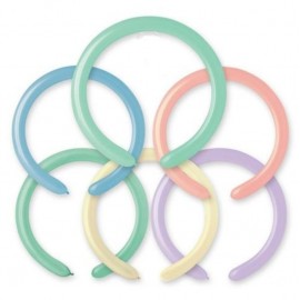 Modelovací balonky profesionální - 100 ks - Makronky mix