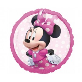 Fóliový balónek MINNIE, růžový, 43 cm