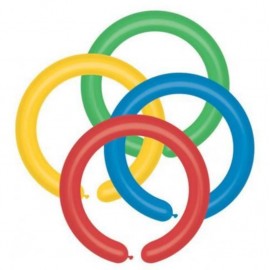 Modelovací balonky profesionální - 100 ks - mix barev