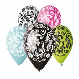 Nafukovací balonek ornamenty 6 ks v balení