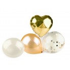 Nafukovací balónky sada 2 zlatá