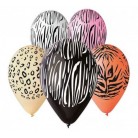 Nafukovací balonek  30 cm Safari 6 ks v balení