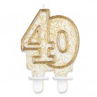 Svíčka "40" vel. 8 cm