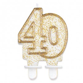 Svíčka "40" vel. 8 cm