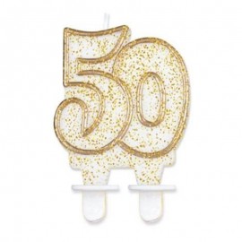 Svíčka "50" vel. 8 cm