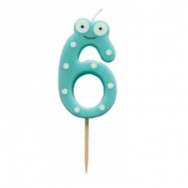 Číselná svíčka 6