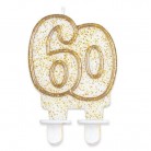 Svíčka "60" vel. 8 cm