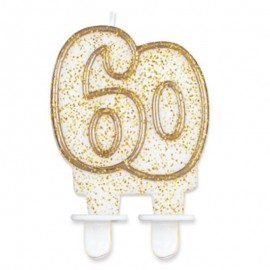 Svíčka "60" vel. 8 cm