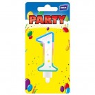 Dortová svíčka 1 duhová