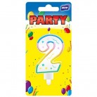 Dortová svíčka 2 duhová