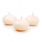 Plovoucí svíčka - krémová 4 cm