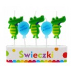 Sada svíček Krokodýl 5 ks