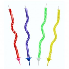 Dortové svíčky 12ks+12 spirála