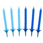 Svíčky narozeninové dortové modré