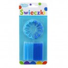 Svíčky narozeninové dortové modré