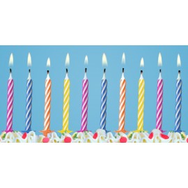 Svíčky narozeninové dortové 10 ks
