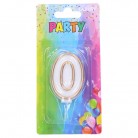 Párty svíčka 0 zlatá