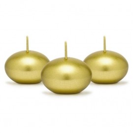 Plovoucí svíčka metalická zlatá