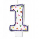 Svíčka číslo 1 tečky