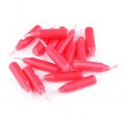 Vánoční svíčky do skořápek ořechů červené