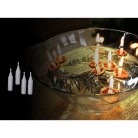 Vánoční svíčky do skořápek ořechů růžové