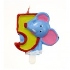 Svíčka ZOO "5"