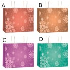 Taška vánoční dárková s glitry XL horizont 45,5x33x10,5cm