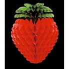 Závěsná party ozdoba jahoda 32 cm