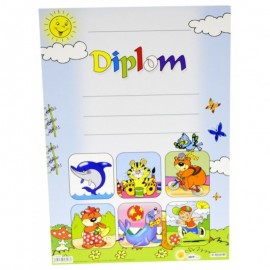 Diplom A4 - Zvířátka