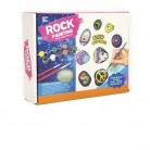 Malování na kameny/oblázky svítící ve tmě s barvami se štětci s doplňky v krabičce