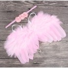 Sada pro miminko křidýlka na focení růžová (č2) 