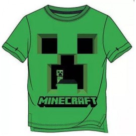 Tričko zelené Minecraft Creeper  128/8 let
