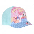 Kšiltovka Pepa Pig tyrkys vel. 52