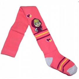 Punčocháče Máša a Medvěd růžové 3-4  roky