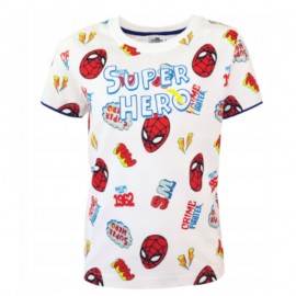 Tričko bílé Spiderman 128/8let