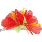 Květ do vlasů červený