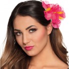 Květ do vlasů růžový