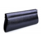 Kabelka psaníčko metalické modrá tmavá