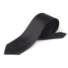 Saténová kravata 2 (5cm) černá