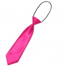 Dětská kravata tmavě růžová