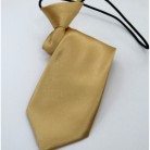 Dětská kravata tmavší zlatá