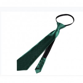 Saténová kravata zelená zip