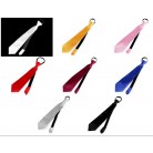 Saténová kravata červená zip